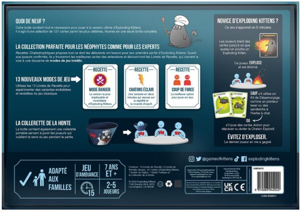 Exploding Kittens : Recettes Chatastrophiques – Image 3